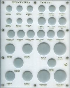 Capital #460B 20th Century Type Set Simplified 