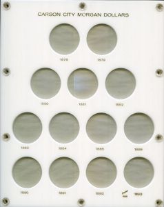 Capital 466 Carson City Morgan Dollars 1878-1893