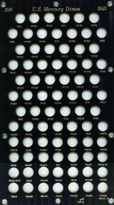 Capital BVD10 U.S. Mercury Dimes 1916-1945S 