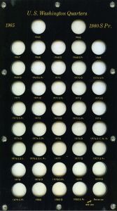 Capital BVD25C U.S. Washington Quarters 1965-1980S 