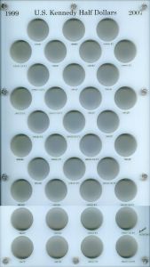 Capital BVD50N Kennedy Half Dollars 1999-2007 S 