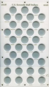 Capital BVD50R Kennedy Half Dollars 2008-2016 S