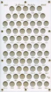 Capital BVD5C U.S. Jefferson Nickels 1965-1989S 
