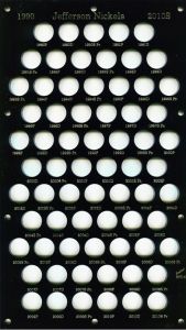 Capital BVD5D U.S. Jefferson Nickels 1990-2010 S Proof