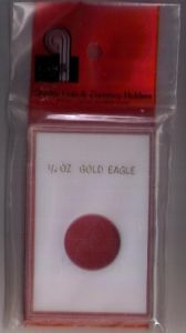 CLOSE OUT Capital Slab Type 2x3 1/4 oz American Gold Eagle Holder - White