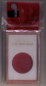 CLOSE OUT Capital Slab Type 2x3 1oz American Gold Eagle Holder - White