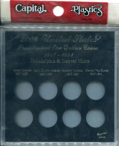 CLOSE OUT Capital Galaxy Case U.S. Presidential Dollar P&D Holder GXPD08 - 2008