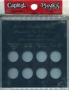 CLOSE OUT Capital Galaxy Case U.S. Presidential Dollar P&D Holder GXPD09 - 2009