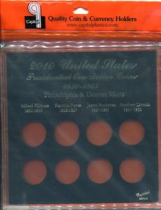 CLOSE OUT Capital Galaxy Case U.S. Presidential Dollar P&D Holder GXPD10 - 2010