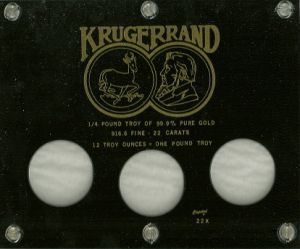 CLOSE OUT Capital #22K Krugerrand Gold BLACK