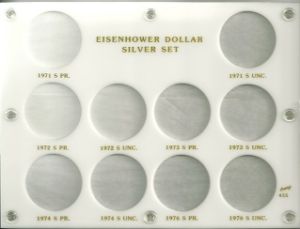 Capital 455 Eisenhower Dollar Silver Set 1971-1976 
