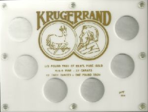 CLOSE OUT Capital #55K Krugerrand Gold WHITE