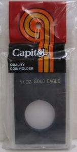 CLOSE OUT Capital Slab Type 2x3 1/2 oz American Gold Eagle Holder - Black