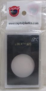CLOSE OUT Capital Slab Type 2x3 Liberty $20 Gold Double Eagle Holder - Black