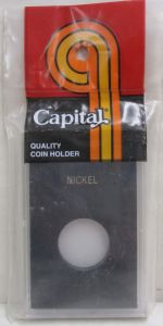 CLOSE OUT Capital Slab Type 2x3 Nickel Holder - Black