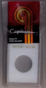 CLOSE OUT Capital Slab Type 2x3 Susan B Anthony SBA Dollar Holder - White