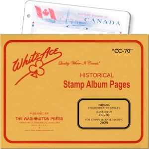 White Ace Supplement Canada Commemoratives 2025 "CC70"