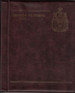 Guardmaster Coin Album Canadian 10 Cent 2011 to Up #GAC55A