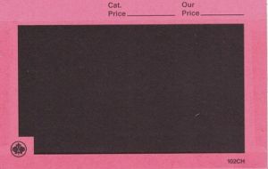 box of 1000 #102B PINK Dealer Sales Cards