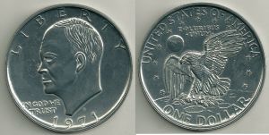 Coin Coasters - Eisenhower Dollar