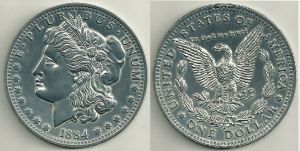 Coin Coasters - Morgan Dollar