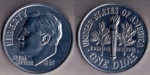 Coin Coasters - Roosevelt Dime