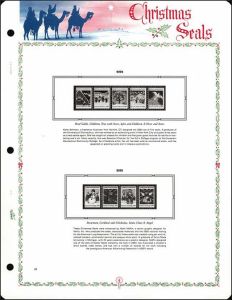 White Ace Supplement US Christmas Seals 2015-17 "CS28"