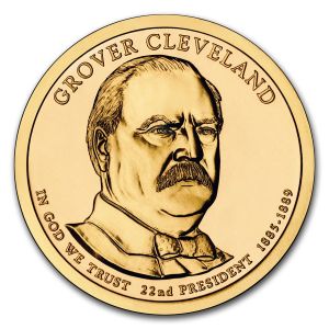 2012 D Grover Cleveland 1st Term Presidential Dollar