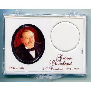 Gallery 2x3 Presidential Dollar Holder Grover Cleveland 2nd Term