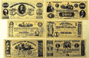 Paper Money Replica Confederate Money Set A