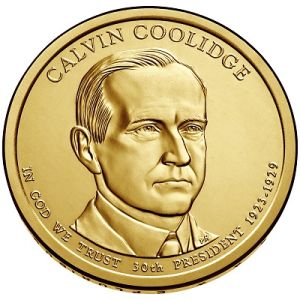 2014 P Calvin Coolidge Presidential Dollar