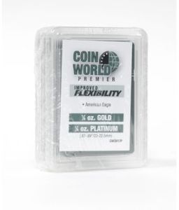 pack of 3pcs. Coin World Premier 1/4oz Gold Holders CWCH17S