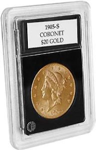 pack of 3pcs. Coin World Premier $20 Gold Holders CWCH19S