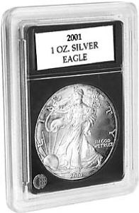 pack of 3pcs. Coin World Premier American Eagle Dollar Holders CWCH20S