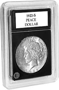 pack of 3pcs. Coin World Premier Smaller Peace Dollar Holders CWCH25S