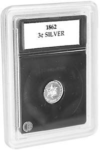 pack of 3pcs. Coin World Premier Three Cent Silver Holders CWCH26S