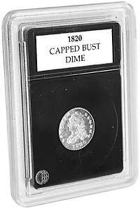 pack of 3pcs. Coin World Premier Draped Bust, Capped Bust Dime Holders CWCH27S