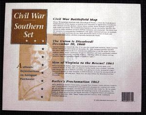 Historical Documents Civil War Southern Set