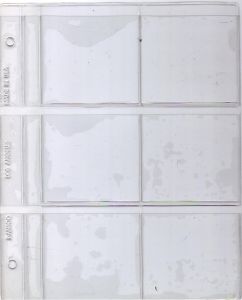 Dansco Album Vinyl Page 6 pocket for 3x3 holders