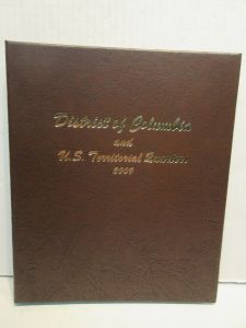 Dansco Coin Album #7144 D.C. and Territorial Quarters 2009 NO PROOFS (P&D Mints)