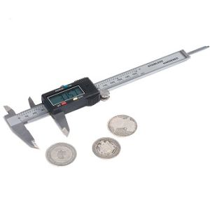 Lighthouse Digital Battery Powered Slide Gauge Coin Caliper EXAKT #308684