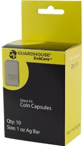 pack of 10 pcs. 1 oz Silver Bar Direct-Fit Guardhouse Holders #781630