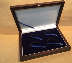 Guardhouse Wood Display Box for 4-piece American Gold Eagle Set #828675