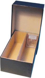 12" Long Double Row Box for Certified (Slab) holders Black