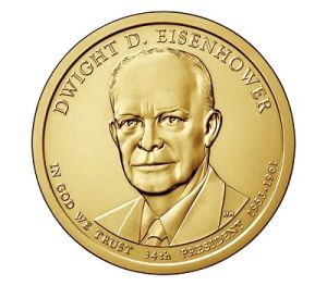 2015 P Dwight D Eisenhower Presidential Dollar