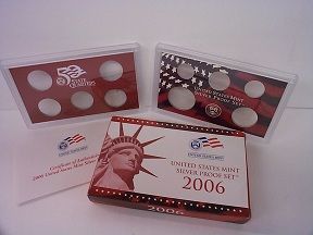 EMPTY BOX for 2006 United States Silver Proof Set