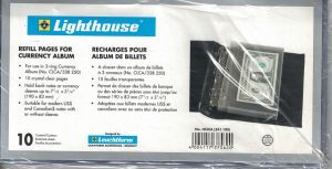 Refill pages for Lighthouse Deluxe Currency Album #341100