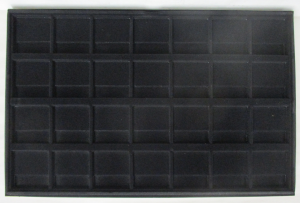 Falcon 2x2 Coin Display Trays Black T28