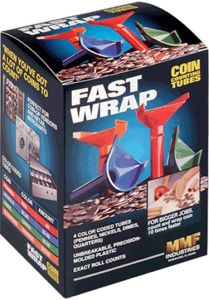 Fast Wrap Coin Tubes - Coin Wrapper for Cent to Quarters