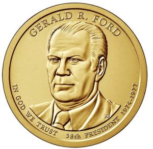 2016 P Gerald R. Ford Presidential Dollar